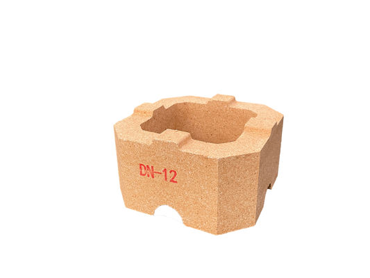 comprare 1520C mattoni a fuoco ad alta temperatura DN12 mattoni ad alta resistenza al calore a bassa porosità apparente online manufacture